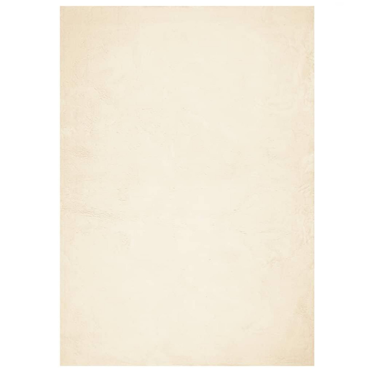 VIDAXL Tapis HUARTE a poils courts doux et lavable creme 140x200 cm