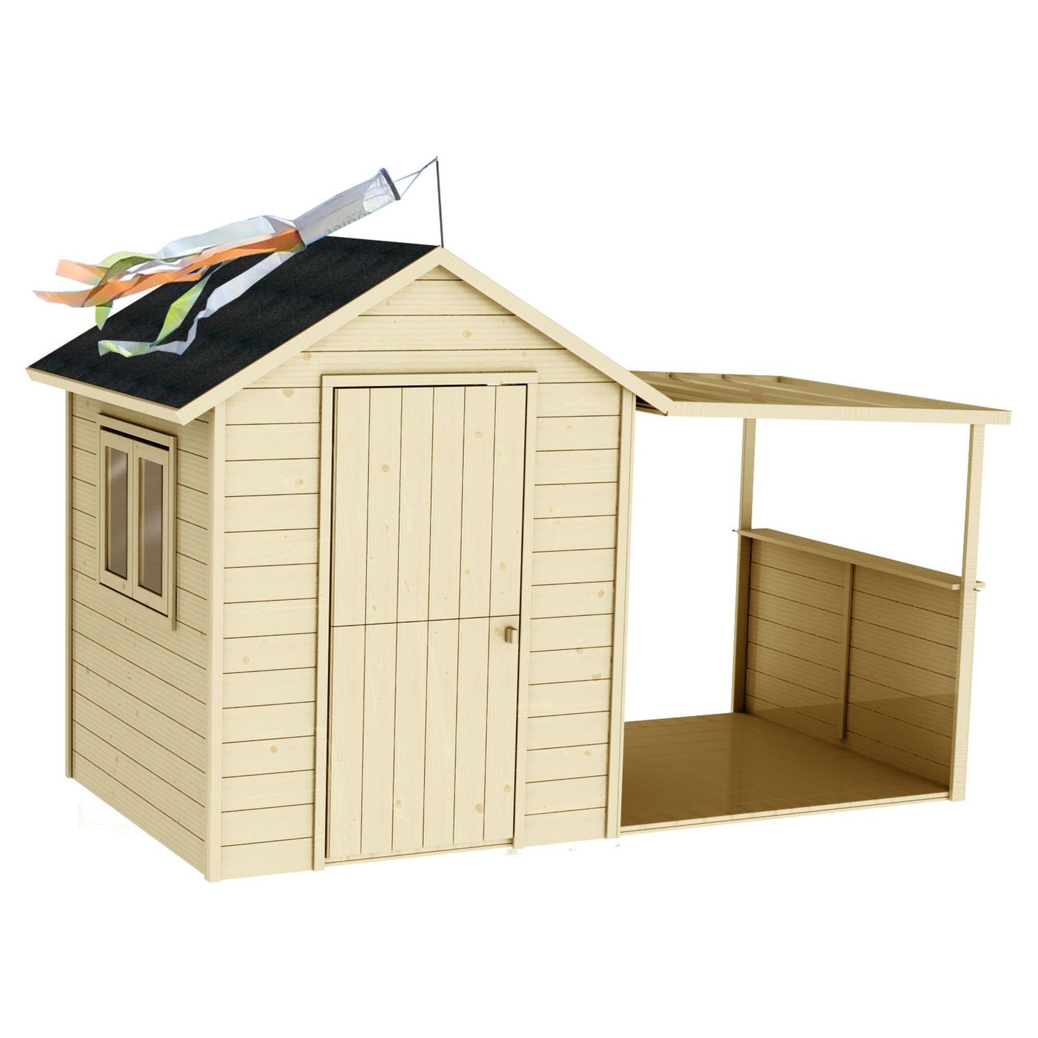 Voir la diapositive 2 : Soulet Cabane de jardin pour enfant - Bois - H1.62m - EUGENIE