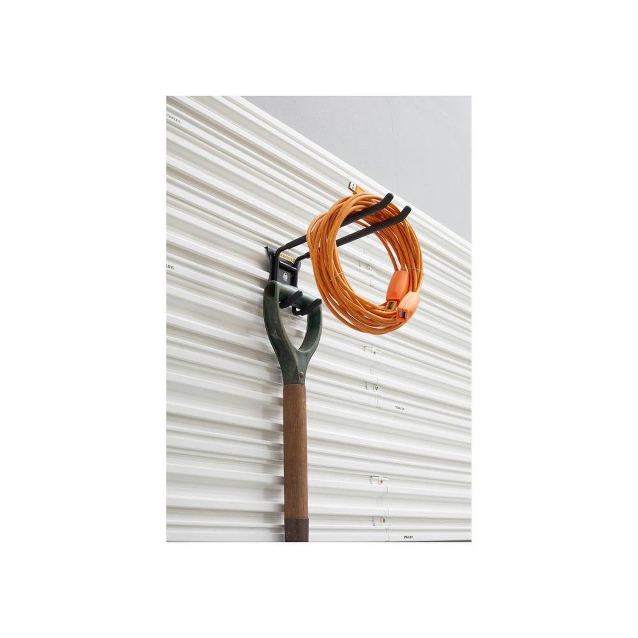 Voir la diapositive 3 : Stanley Crochet double trackwall en acier pour rangement d'outils stst82606-1