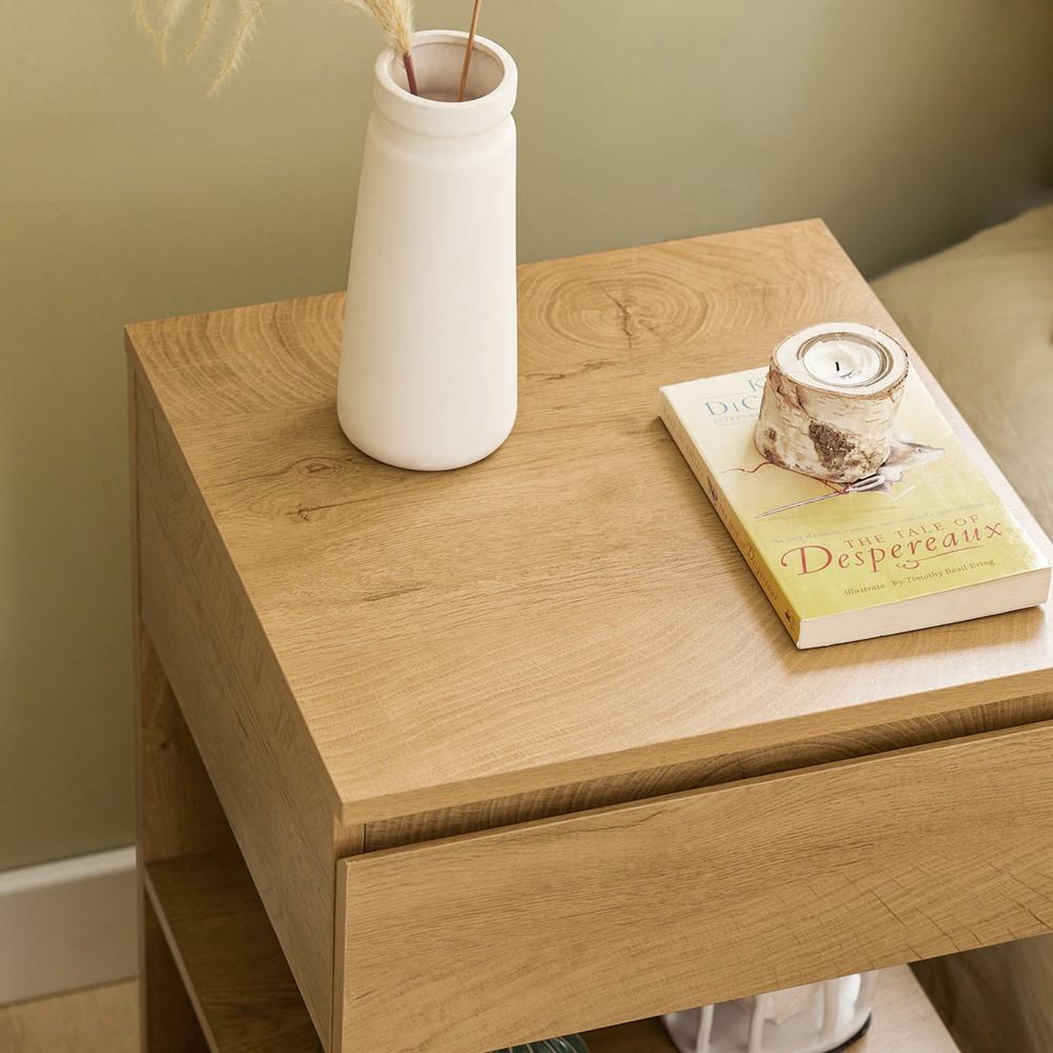Voir la diapositive 4 : SOBUY SoBuy - Table De Chevet à un tiroir - Moderne - FBT49