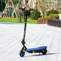 Voir la diapositive 2 : HOMCOM Trottinette électrique 120 W pliable pour enfant 7-14 ans 12 Km/h max. autonomie 10 Km max. bleu