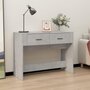 Voir la diapositive 1 : VIDAXL Table console Gris beton 100x39x75 cm Bois d'ingenierie