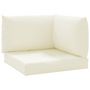 Voir la diapositive 2 : VIDAXL Coussins de palette lot de 3 blanc creme tissu oxford