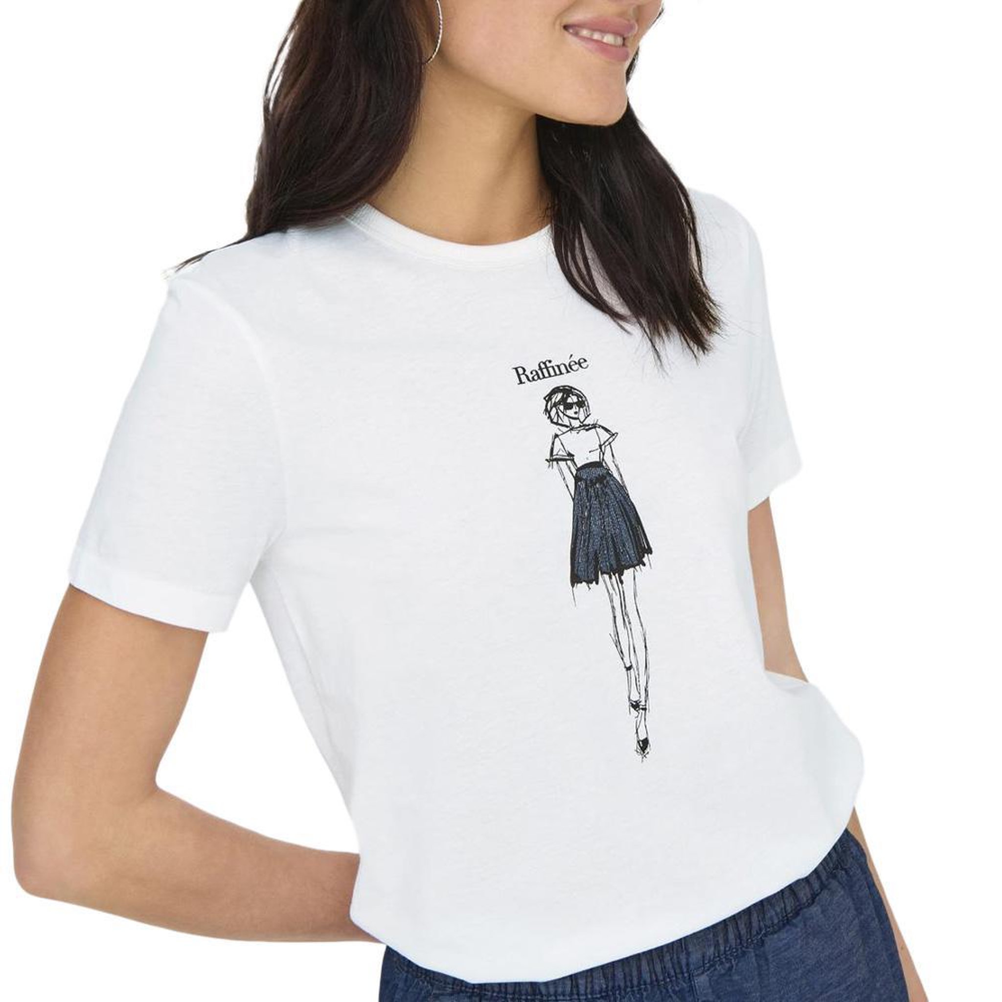 Voir la diapositive 1 : JACQUELINE DE YONG T Shirt  Femme JDY Michigan Life