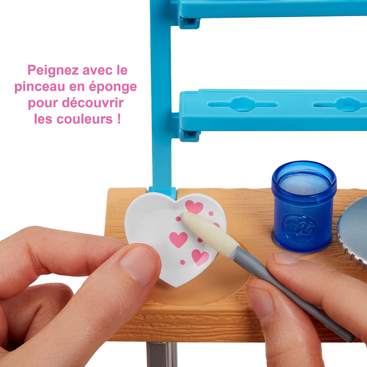 MATTEL Coffret poupée Barbie artistique + Accessoires