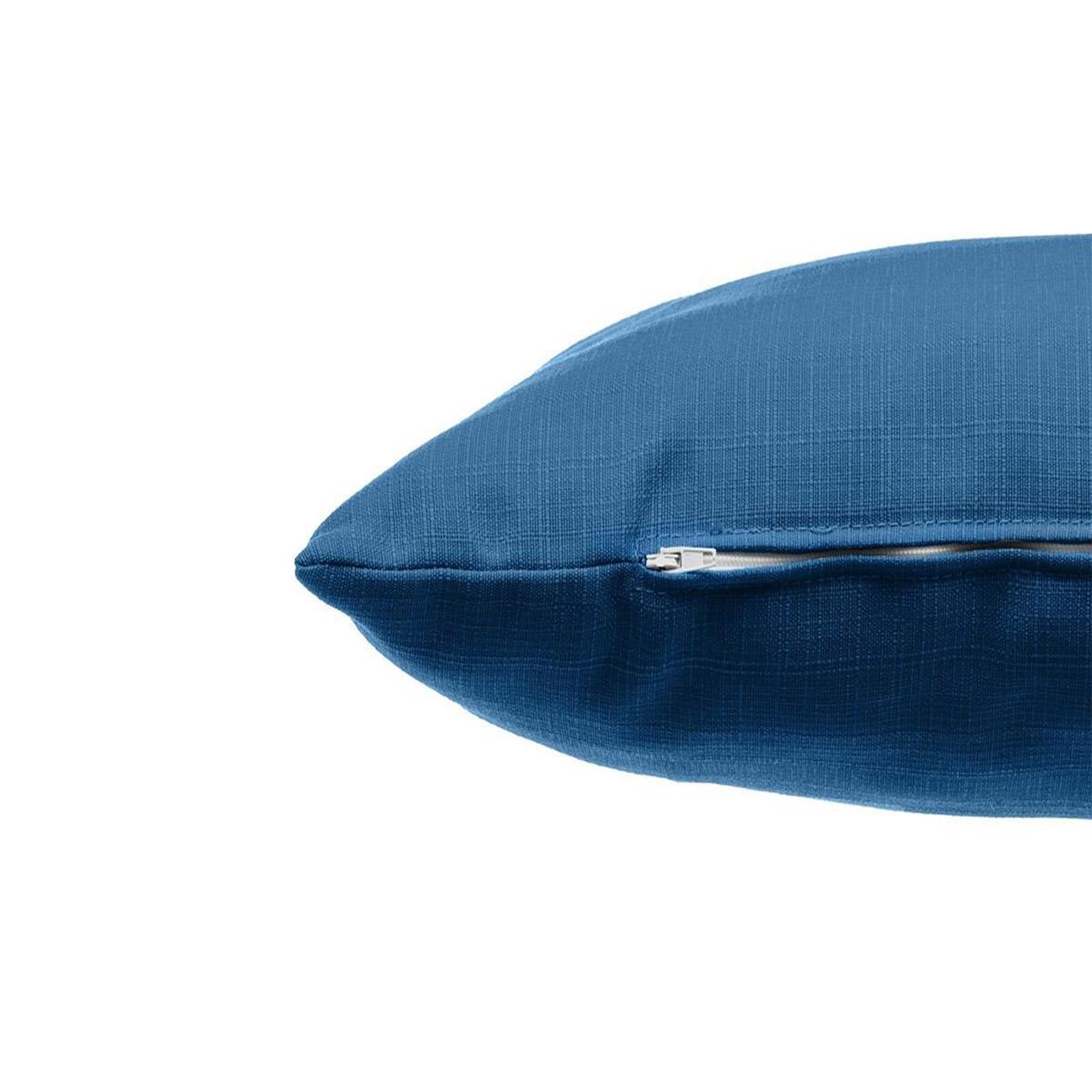 Voir la diapositive 2 : HESPERIDE Coussin d'extérieur Korai Bleu Indigo - 40 x 40 cm - Hespéride