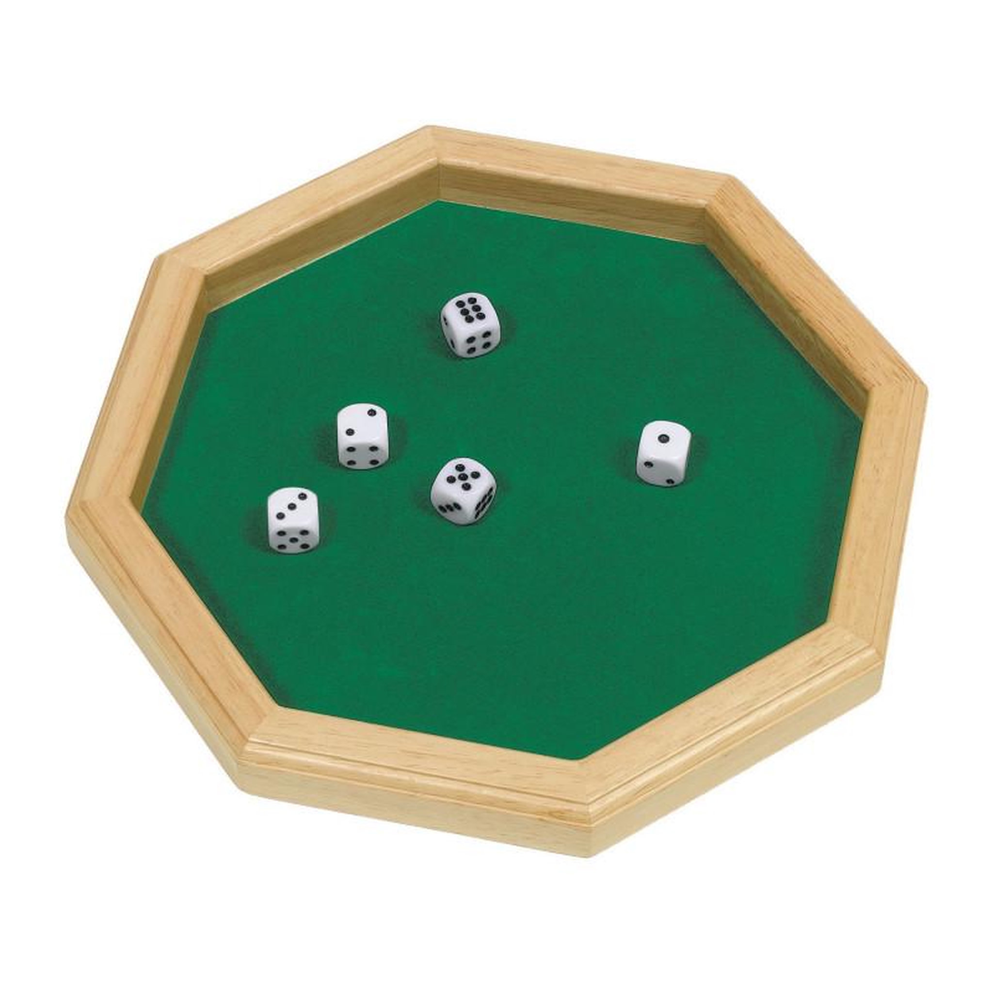 Goki GOKI Piste de dés en bois avec dés inclus