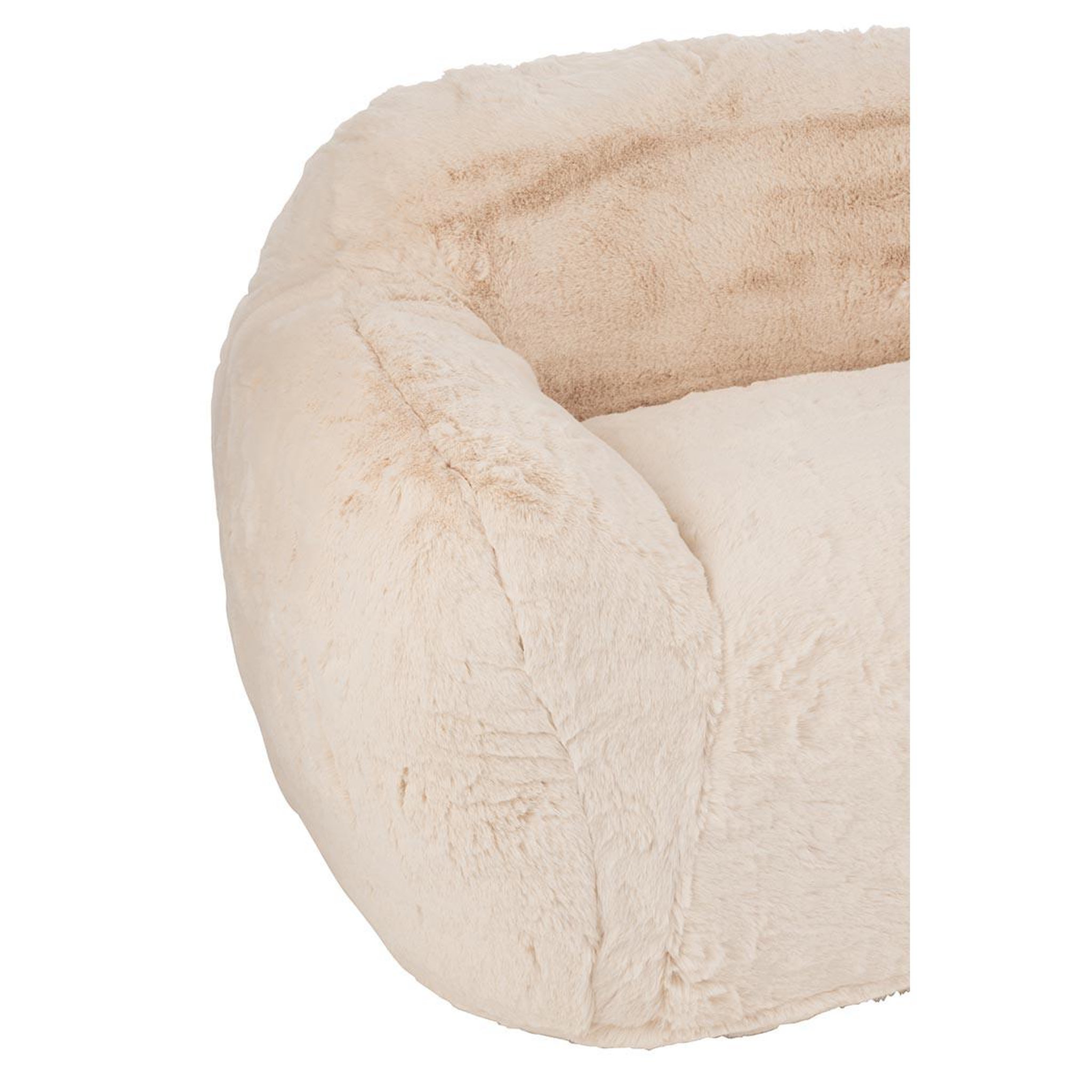 Voir la diapositive 5 : J-LINE Canapé droit 2 places  cutie  152cm crème