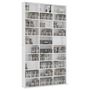 Voir la diapositive 3 : VIDAXL Armoire a CD Blanc 102x16x177,5 cm Bois d'ingenierie