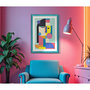 Voir la diapositive 6 : Paris Prix Tableau Imprimé  Picassy II  50x70cm Multicolore