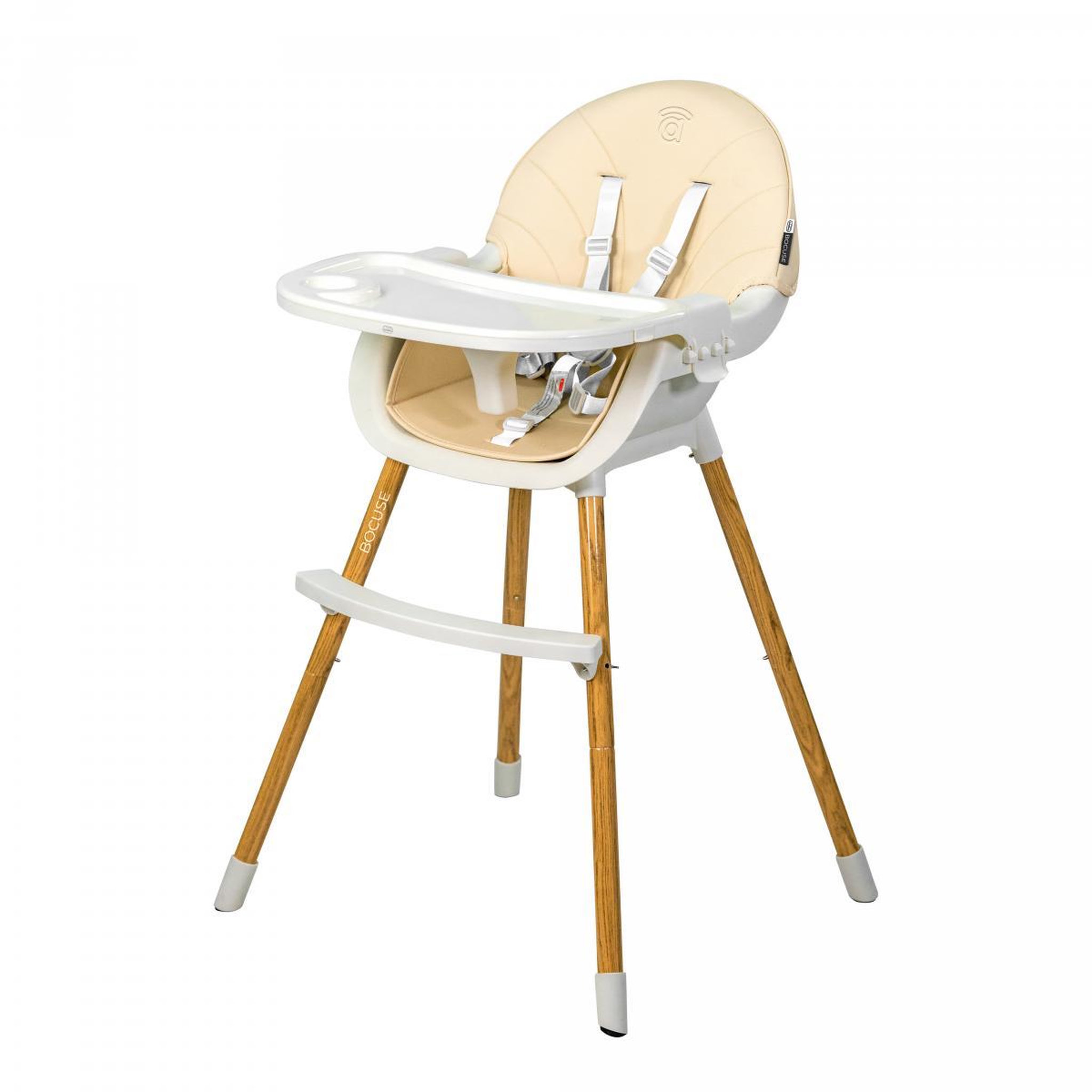 Voir la diapositive 1 : Asalvo Chaise Haute 2 En 1 Bocuse : Confort et Sécurité pour Bébé