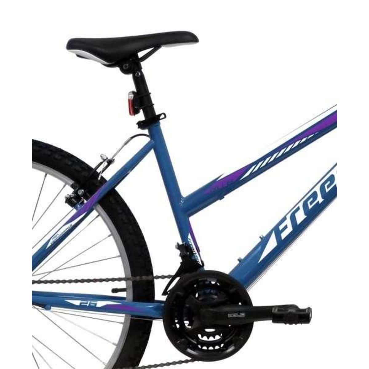 FREERIDER Vélo VTT 26'' Rigide Femme   Lulea/Freerider   avec cadre acier - 18 vitesses – Freins V-Brake et Jantes en aluminium