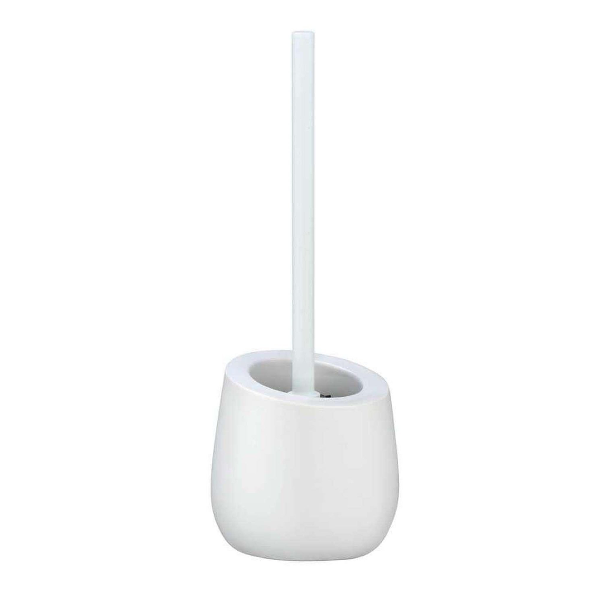 Wenko Brosse wc en céramique. Coloris disponibles : Blanc