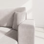 Voir la diapositive 4 : BEST MOBILIER Nicole - canapé panoramique en u 7 places convertible avec coffre en tissu