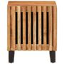 Voir la diapositive 3 : VIDAXL Table de chevet 40x34x46 cm bois d'acacia massif