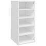 Voir la diapositive 5 : VIDAXL Armoires a chaussures 2pcs Blanc 31,5x35x70cm Bois d'ingenierie