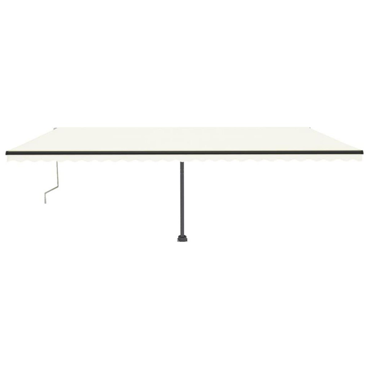VIDAXL Auvent automatique sur pied 600x350 cm Creme