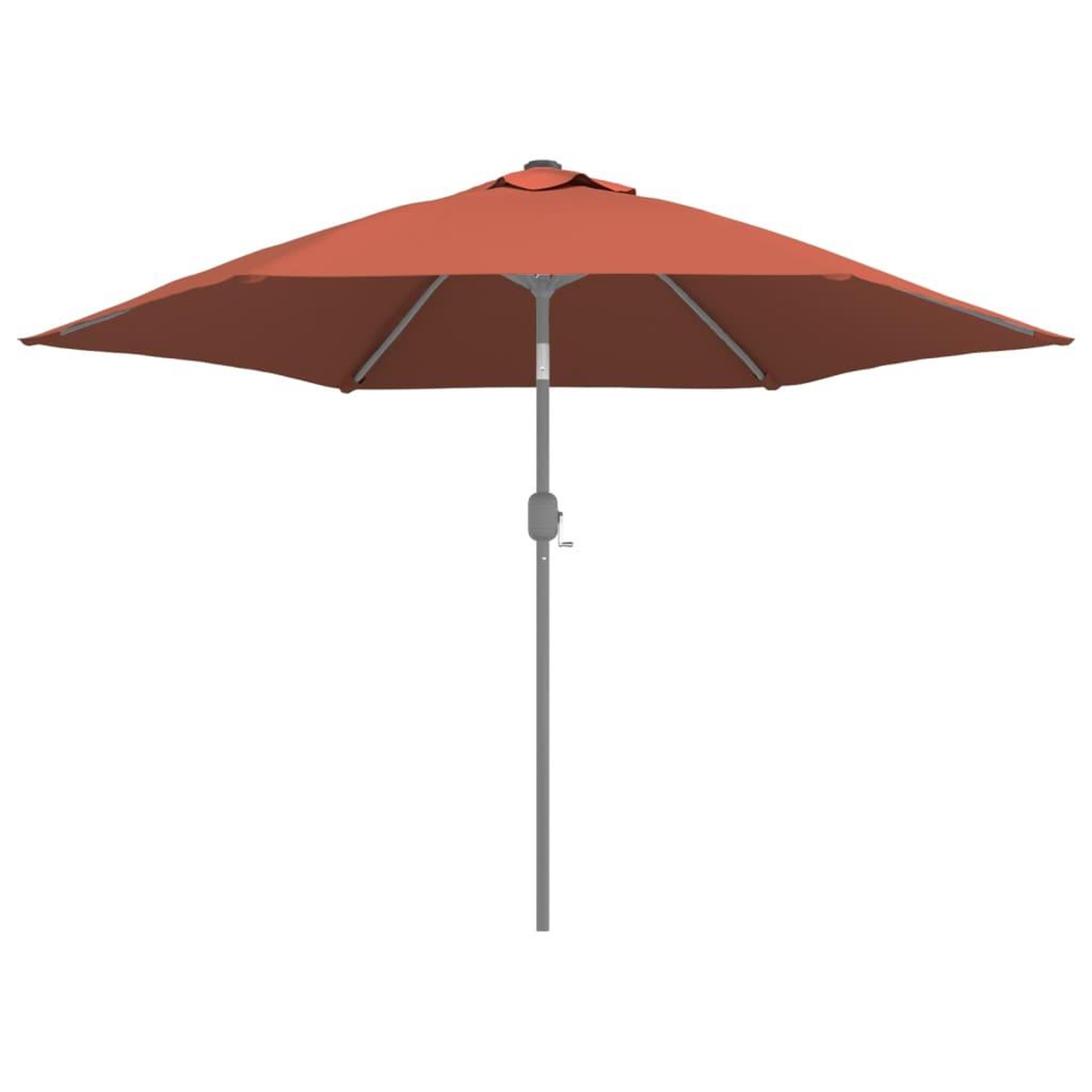 Voir la diapositive 4 : VIDAXL Tissu de remplacement de parasol d'exterieur Terre cuite 300 cm