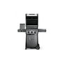 Voir la diapositive 2 : NAPOLEON Barbecue gaz Freestyle 3 bruleurs + 1 rechaud plat sur chariot, 51x45 cm
