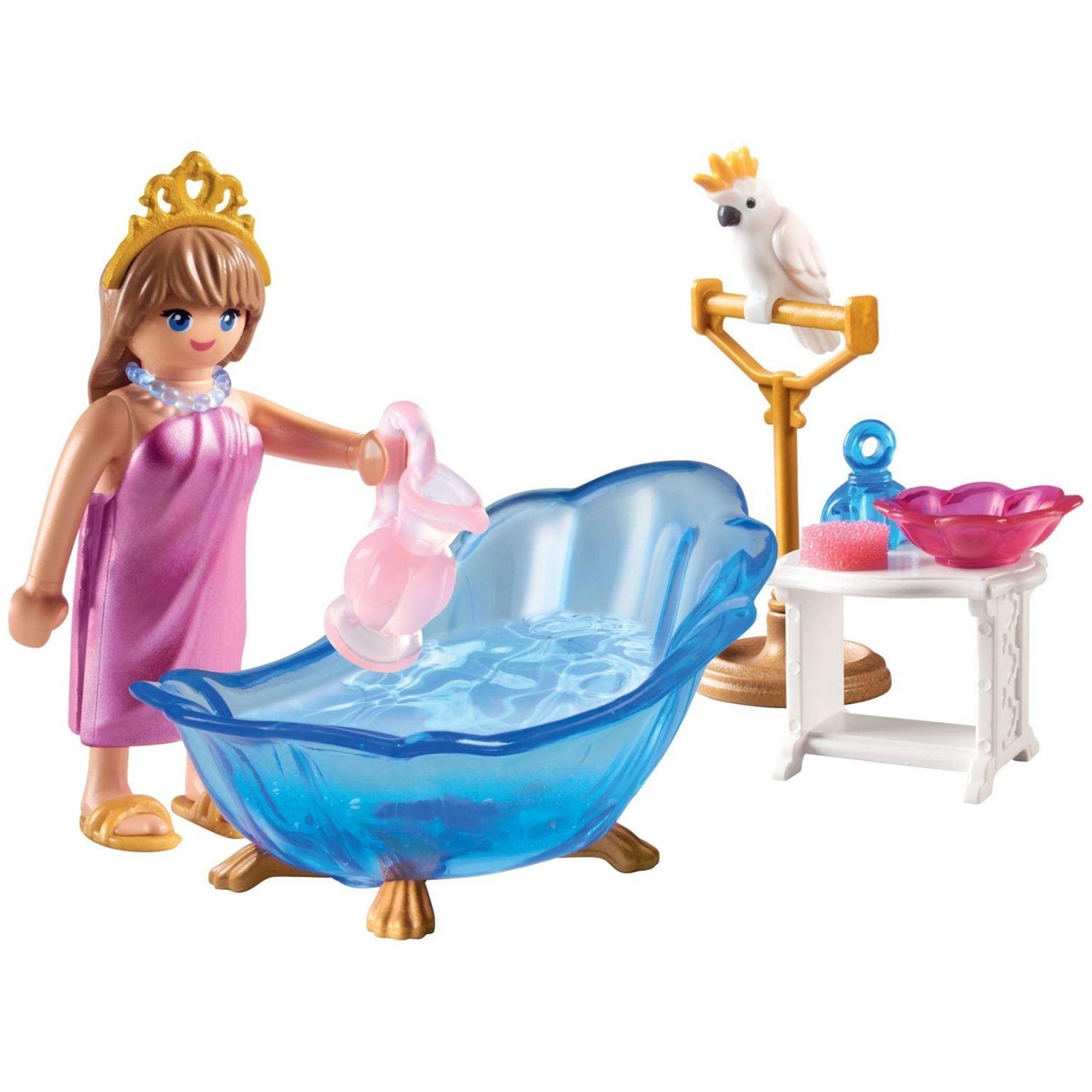 Voir la diapositive 3 : PLAYMOBIL Salle de bain royale avec princesse et accessoires