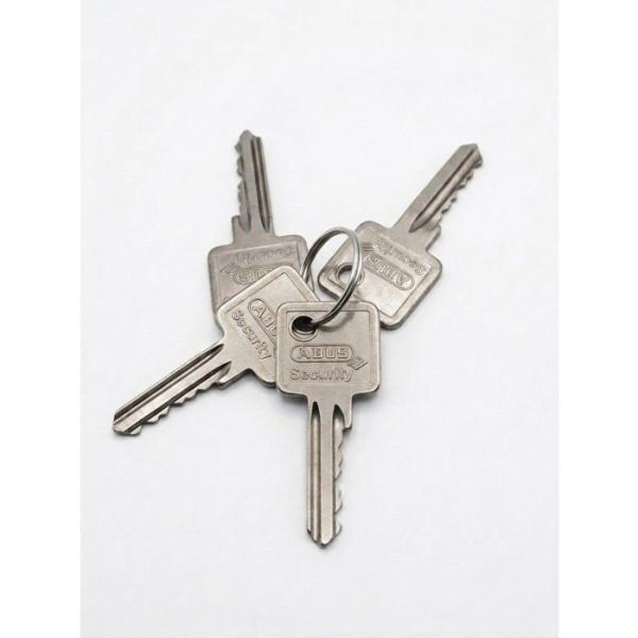Voir la diapositive 3 : ABUS Verrou de porte - ABUS - V83 CB 40 F9 - a bouton - Acier brossé - Coffre acier