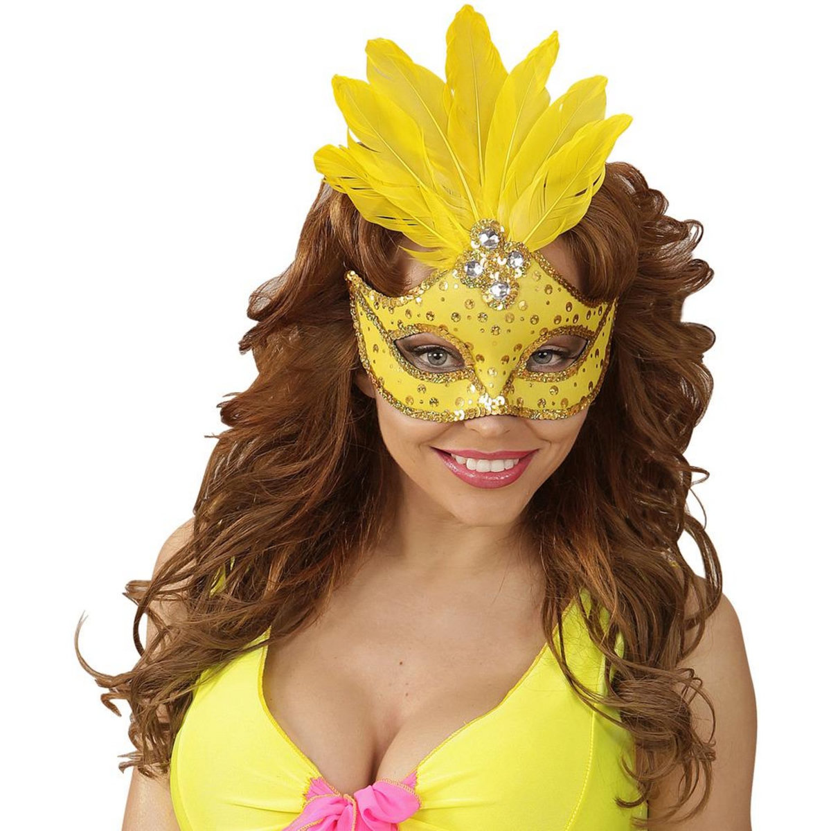 WIDMANN Masque Loup Jaune Brésil - Adulte