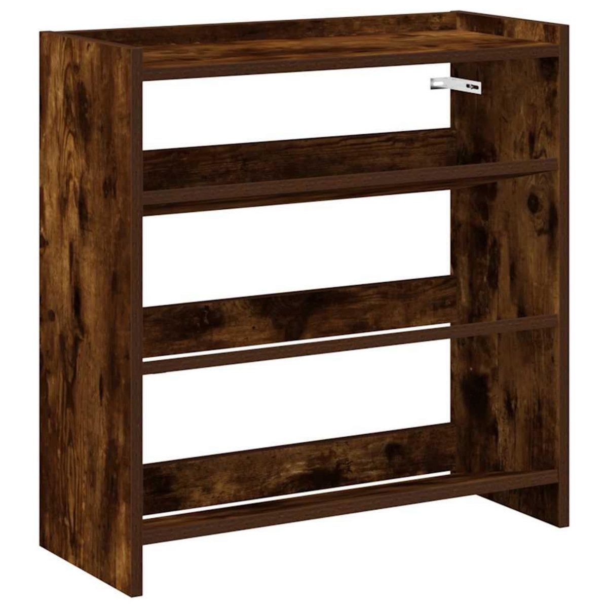 VIDAXL Etagere a chaussures chene fume 60x25x62 cm bois d'ingenierie