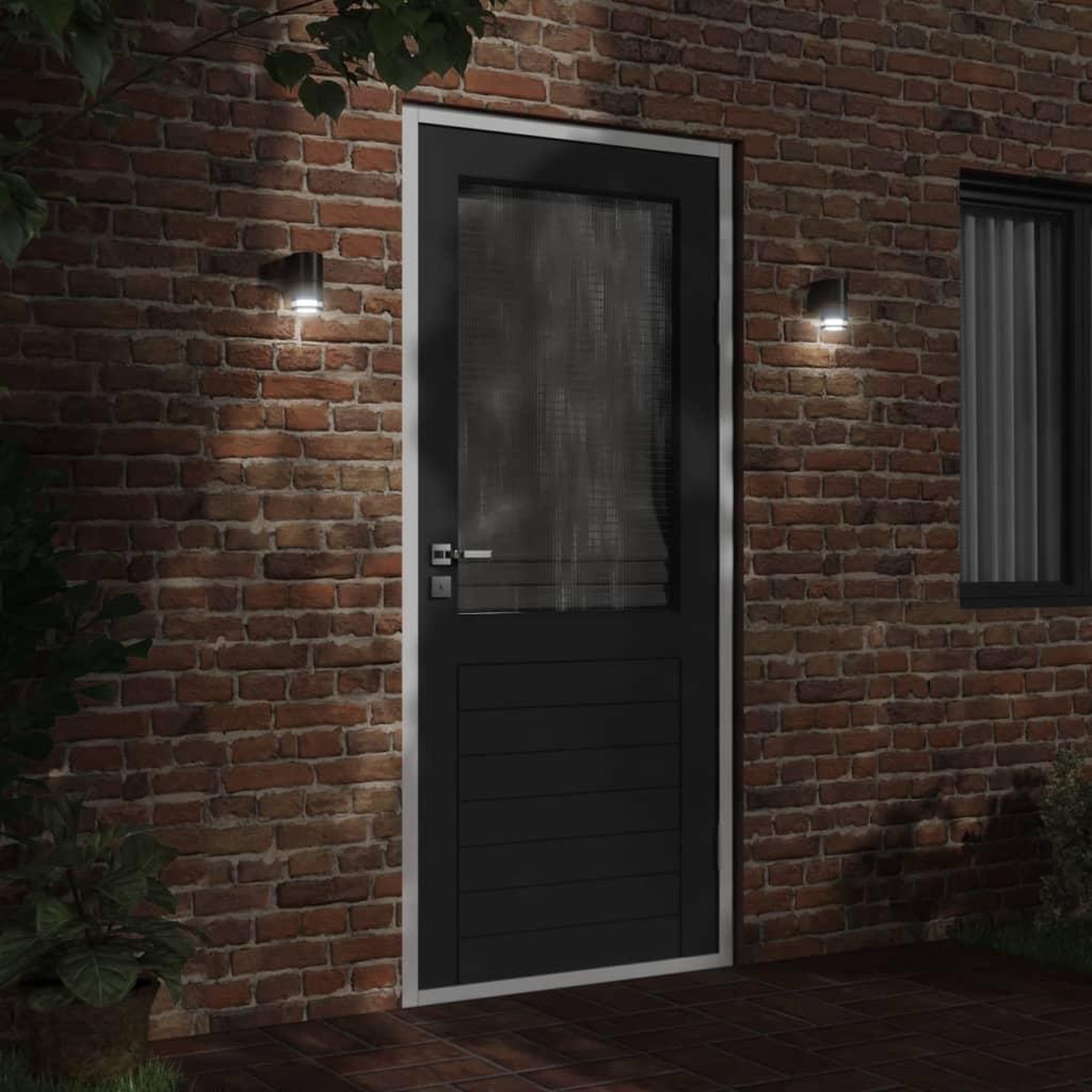 Voir la diapositive 3 : VIDAXL Appliques murales exterieur 2 pcs aluminium moule sous pression