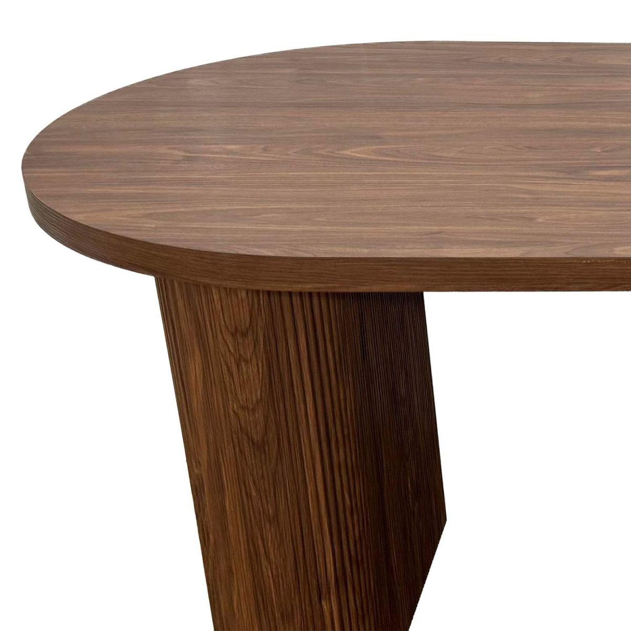 Voir la diapositive 3 : Paris Prix Table à manger ovale  henry  180cm noyer
