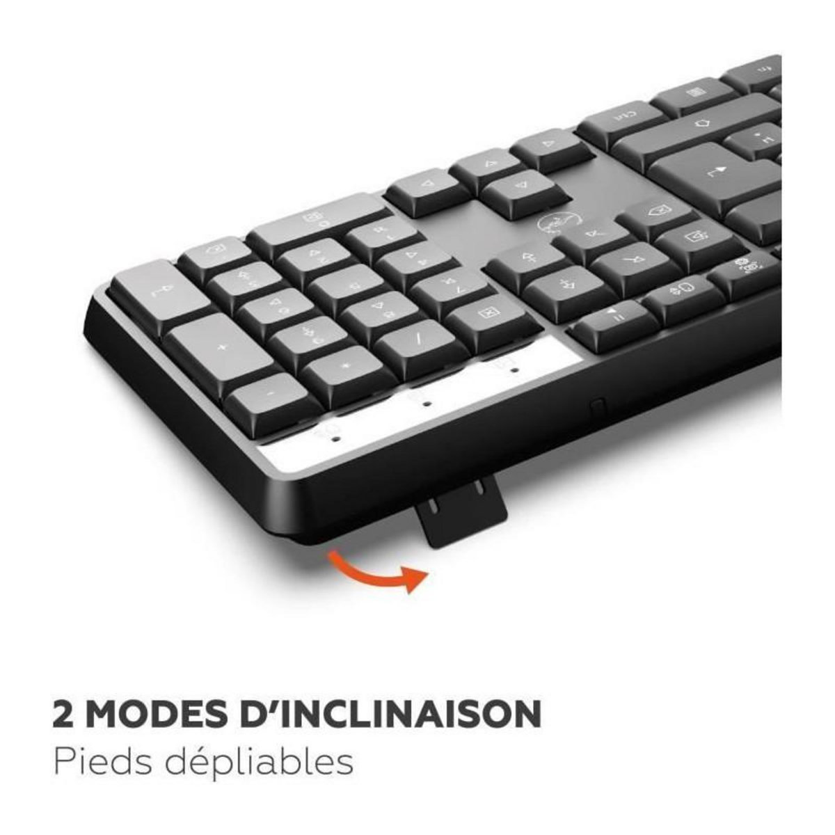 Mobility Lab Clavier sans fil - MOBILITY LAB - Deluxe - AZERTY - Noir