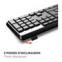 Voir la diapositive 4 : Mobility Lab Clavier sans fil - MOBILITY LAB - Deluxe - AZERTY - Noir