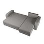 Voir la diapositive 3 : BEST MOBILIER Harvey - canapé d'angle réversible - 4 places - convertible avec coffre - en tissu