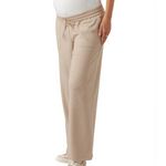 MAMALICIOUS Pantalon Écru Femme Mamalicious Malin. Coloris disponibles : Beige