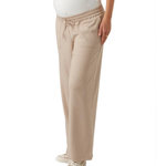 MAMALICIOUS Pantalon Écru Femme Mamalicious Malin. Coloris disponibles : Beige