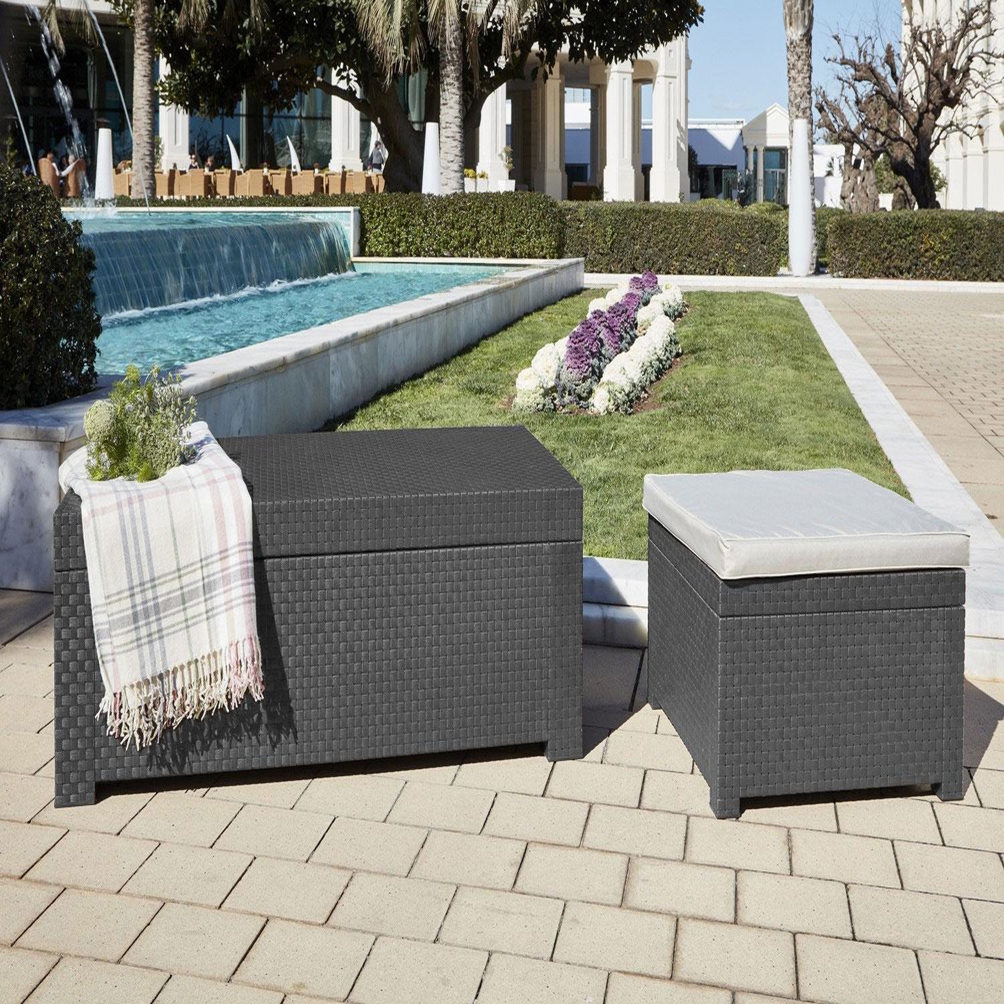 Voir la diapositive 2 : CONCEPT USINE Coffre de jardin tropea