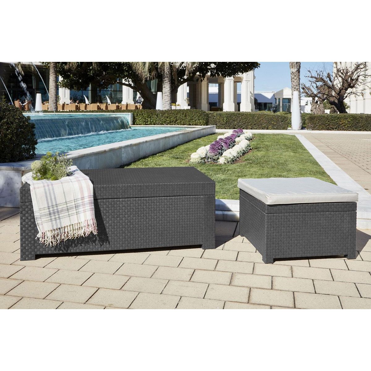 CONCEPT USINE Coffre de jardin TROPEA