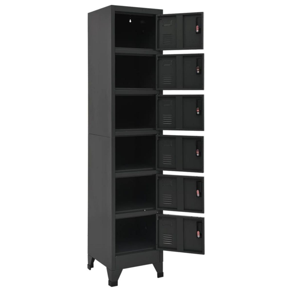 VIDAXL Armoire a casiers Anthracite 38x40x180 cm Acier