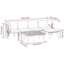Voir la diapositive 6 : VIDAXL Salon de jardin 6 pcs avec coussins Bois d'acacia solide