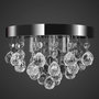 Voir la diapositive 4 : VIDAXL Lustre suspendu Design de cristal Chrome