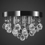 Voir la diapositive 4 : VIDAXL Lustre suspendu Design de cristal Chrome