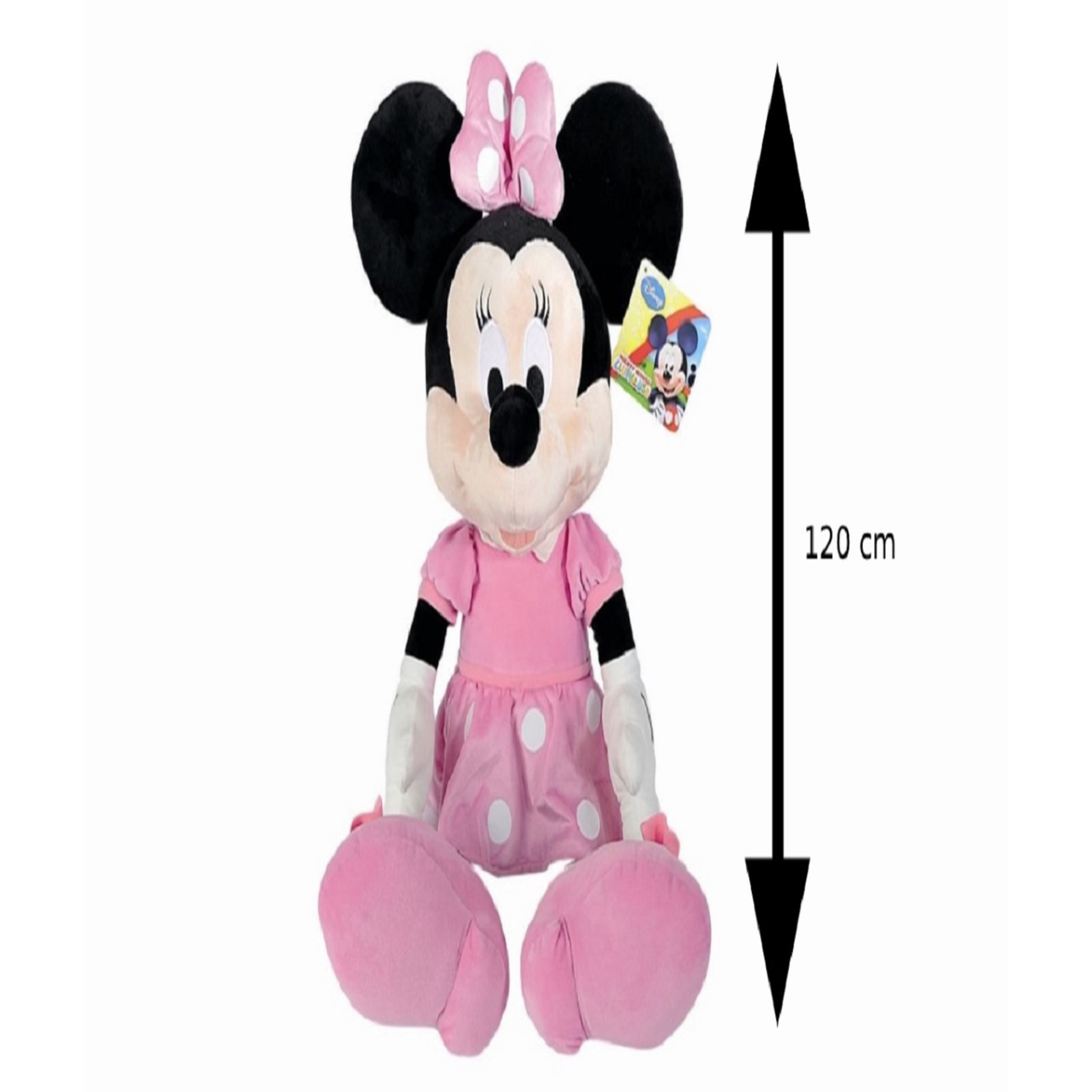 Voir la diapositive 2 : SIMBA Peluche Géante Minnie 120 cm Disney 