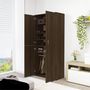 Voir la diapositive 3 : VIDAXL Armoire a chaussures chene marron 80x39x178cm bois d'ingenierie