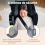 Voir la diapositive 5 : KINDERKRAFT Siège auto i-Size - installation facile avec protection latérale