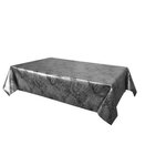 HABITABLE Toile cirée Vitali - 140 x 250 cm - Noir