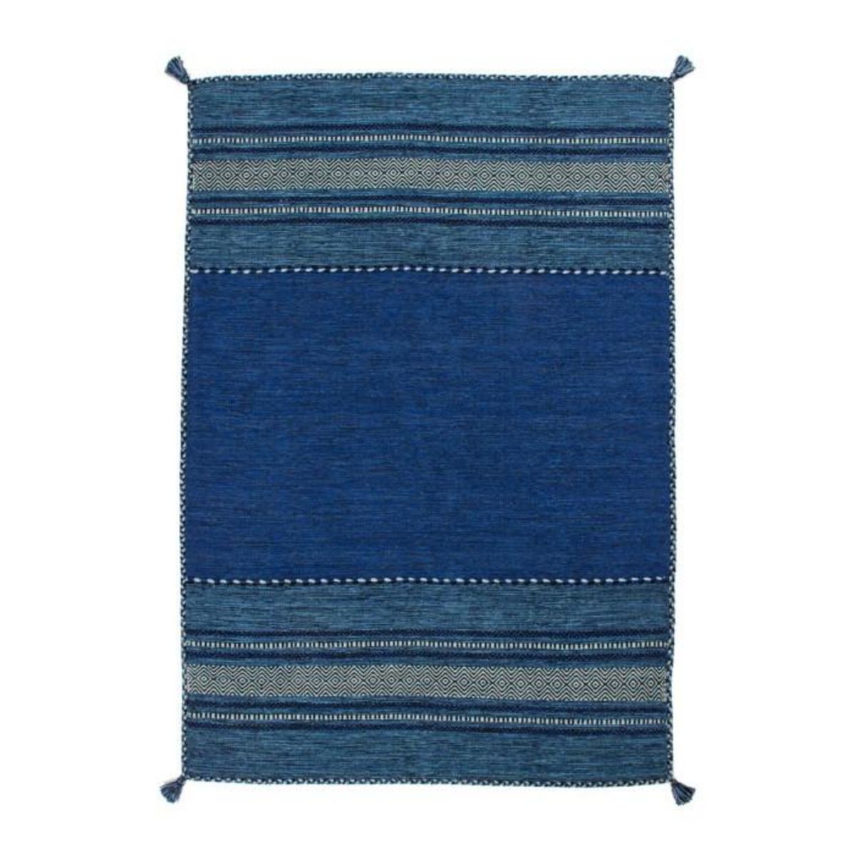 Paris Prix Tapis Ethnique Tissé à la Main  Alhambra  Bleu
