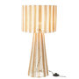 Voir la diapositive 2 : Paris Prix Lampe à Poser Design Cordes  Rayures  69cm Naturel