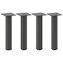 Voir la diapositive 2 : VIDAXL Pieds de table basse 4 pcs anthracite 42-44 cm acier