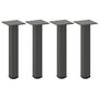 Voir la diapositive 2 : VIDAXL Pieds de table basse 4 pcs anthracite 42-44 cm acier