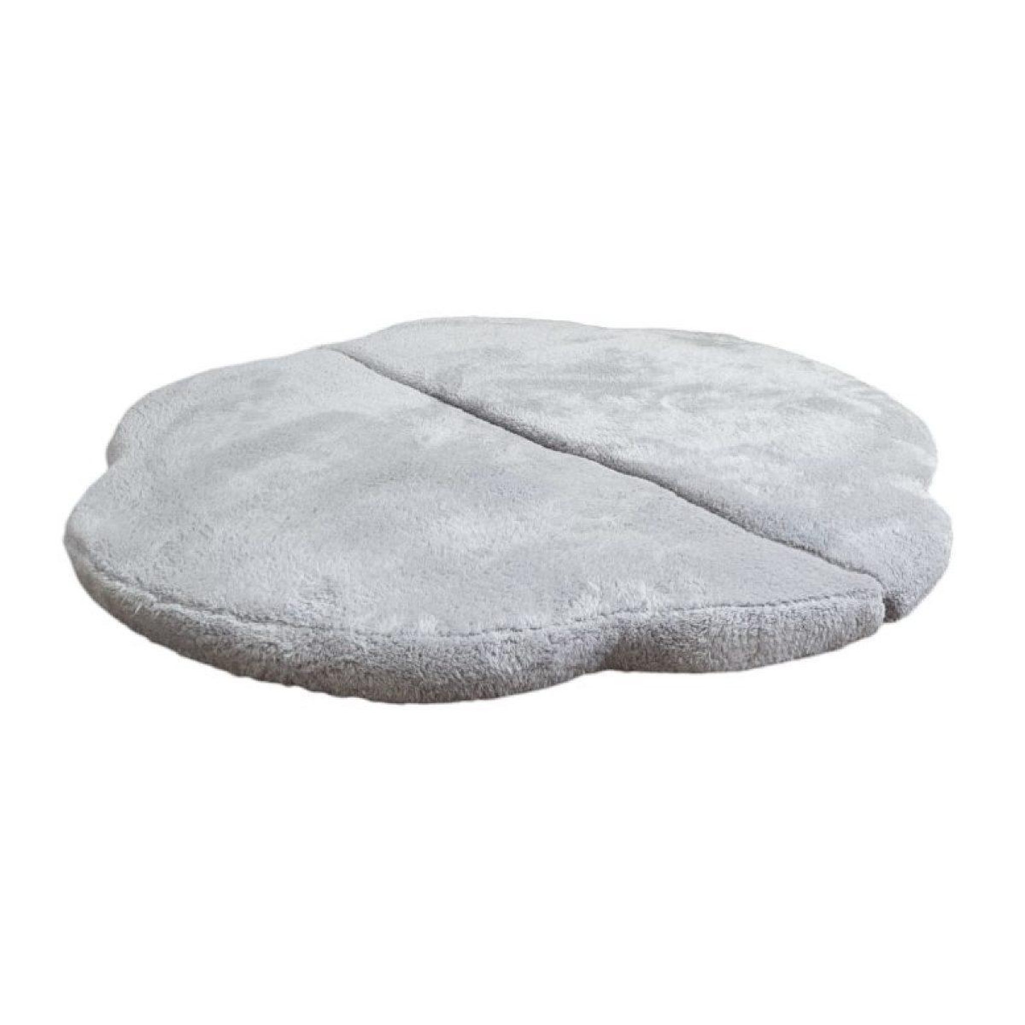 MONIO FOR KIDS Tapis de jeu nuage en peluche gris clair