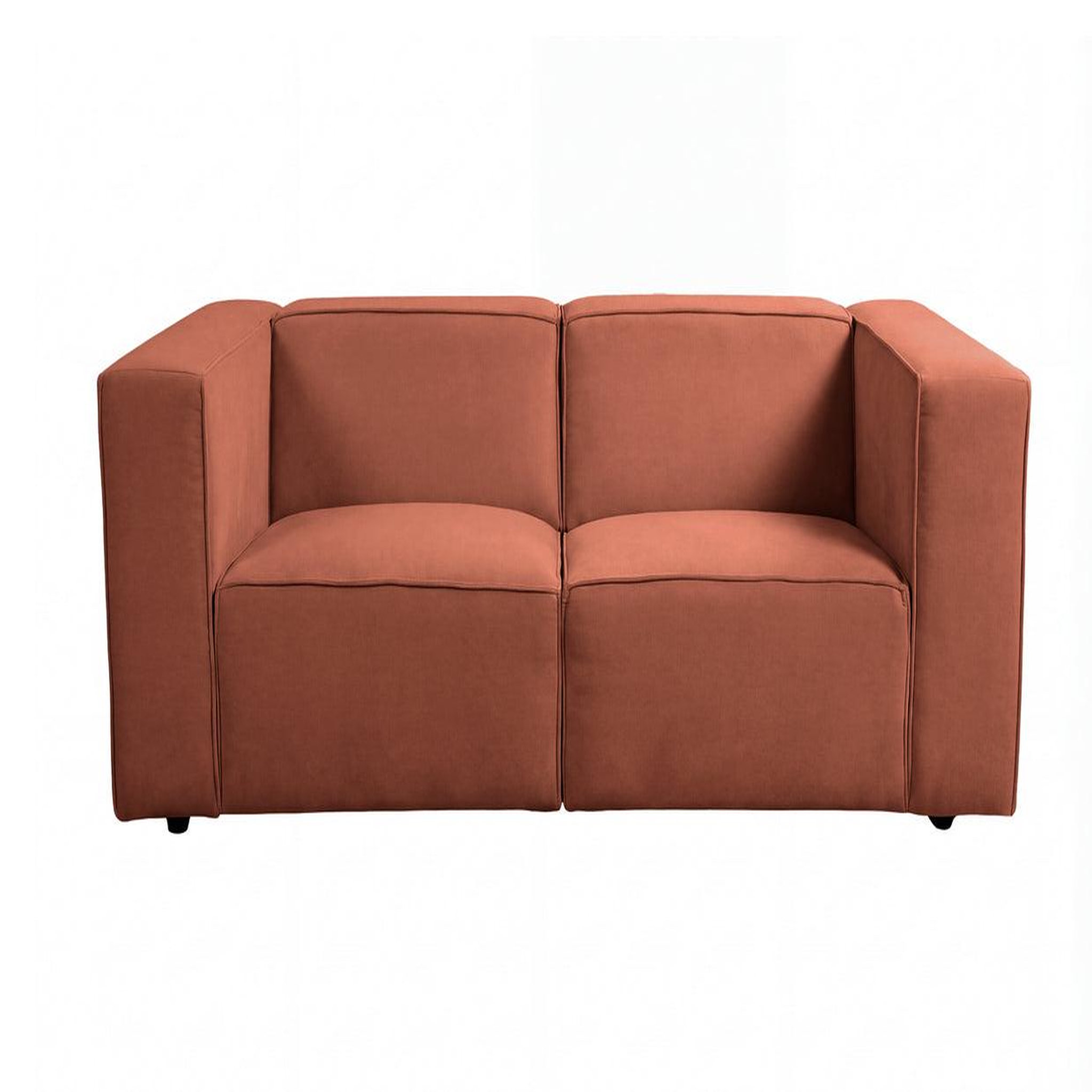 Voir la diapositive 1 : CASANOVA PARIS Mini basil - canapé droit tissu lisse 2 places